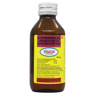 Piriton Expectorant 100ml - Cough And Cold-Cou