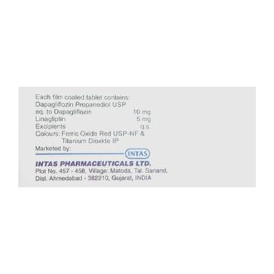 DAPAVEL L 10/5 Tablet 10's - Diabetes-Ant