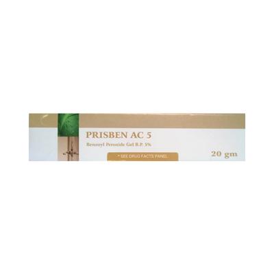 PRISBEN AC 5% Gel(topical) 20gm - Acne-Acn