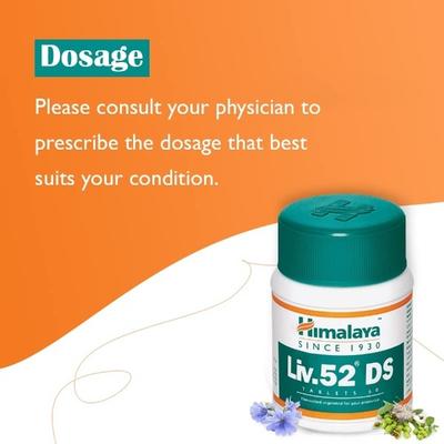 Himalaya Liv 52 DS Tablets 60's - Ayurvedic Medicine-AYU