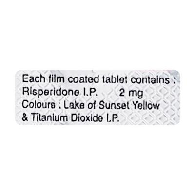 Respidon 2mg Tablet 10'S - Schizophrenia-Aps