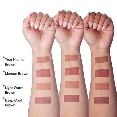 Gush Beauty Palak Tiwari - Super Stack- Brown & Lovely 4-In-1 Liquid Lipstick 8.4ml - Liquid Lipsticks