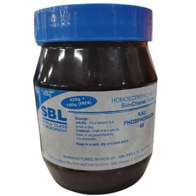 SBL Kali Phosphoricum 6X Tablet 450 gm (+ Free 100 g) - Bio-Combination