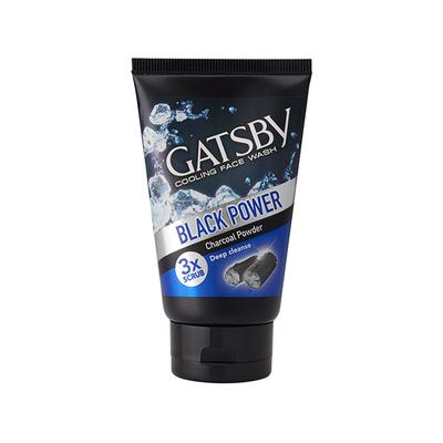 Gatsby Black Power Charcoal Cooling Face Wash 50 gm - Face Washes