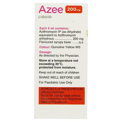 Azee 200mg Peppermint Flavour Dry Syrup 15ml - Bacterial Infections-Mac