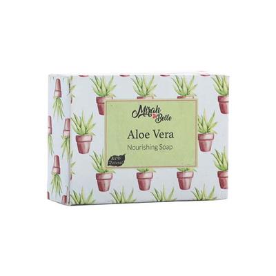 Mirah Belle - Organic Aloe Vera Nourishing Soap Bar - Acne and Infection Prone Skin 125 gm - Soaps