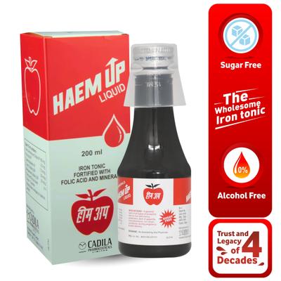 Haem UP Sugar Free Liquid 200ml - Iron Supplement/Anaemia-Vma