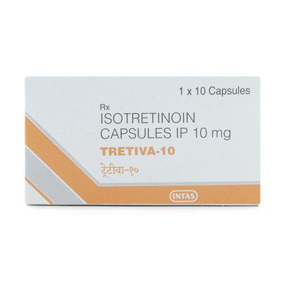 Tretiva 10mg Capsule 10'S - Acne-Acn