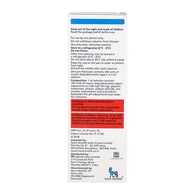 Ryzodeg Flex Touch Pen 100IU 1X3ml - Diabetes-Ins