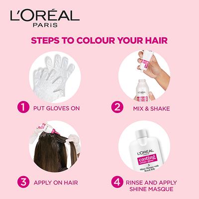 L'Oreal Paris Casting Creme Gloss Hair Color, 530 Praline Brown 159.5 Gm - Crème
