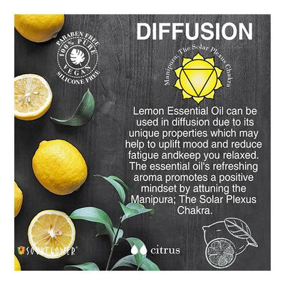 Soulflower Essential Oil - Lemon 15 ml - Essential Oils