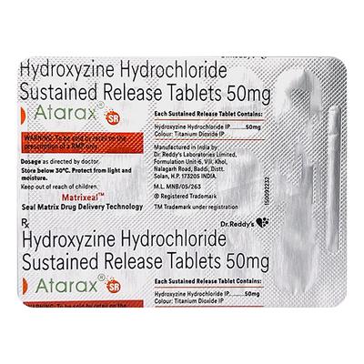 ATARAX SR 50mg Tablet 15's - Anxiety-Anx