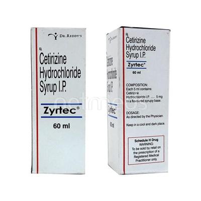 Zyrtec Syrup 60ml - Allergies-Ant