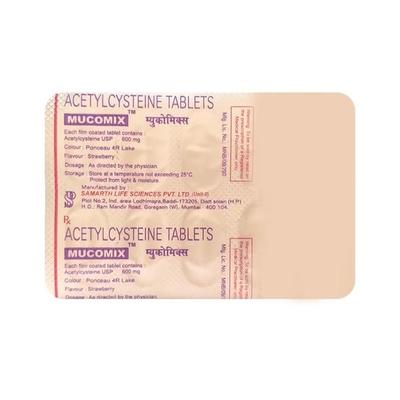 Mucomix 600mg Tablet 10'S - Cough And Cold-Cou