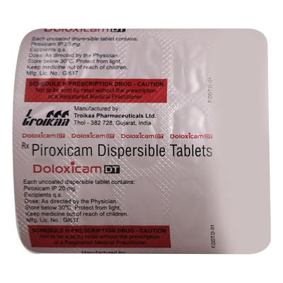 DOLOXICAM DT Dispersible Tablet 15's - Pain relief-Nsa