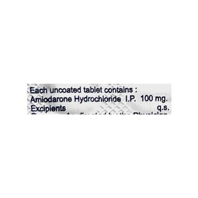 Amione 100mg Tablet 10'S - Arrhythmiasis