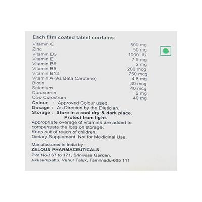 LIME C+ Tablet 10's - Supplements-Vam