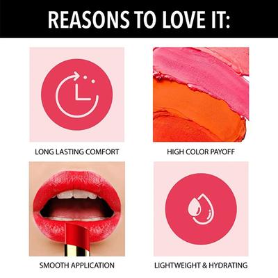 Blue Heaven Velvet Creme RM27 Siren Red 3.5gm - Lipsticks
