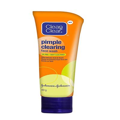 New Clean & Clear Pimple Clearing Face Wash With Salicylic Acid 80 gm - Face Washes