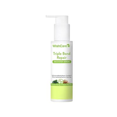Wishcare Triple Bond Repair Booster Hair Serum for Dry & Frizzy Hair - Repairs Damaged Hair (100ml) - Hair Serums