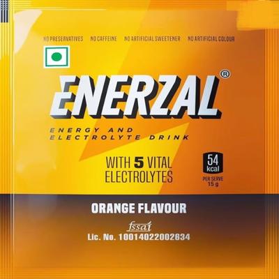 Enerzal Energy and Electrolyte Powder - Orange 75 g - Energy Drinks
