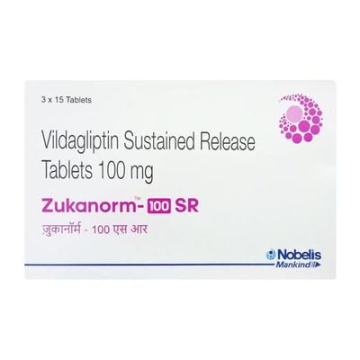 ZUKANORM 100 SR Tablet 15's - Diabetes-Ant