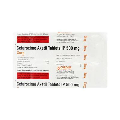 Xoxe 500mg Tablet 10'S - Bacterial Infections-Cep