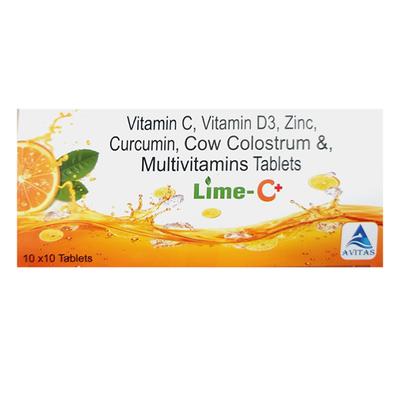 LIME C+ Tablet 10's - Supplements-Vam