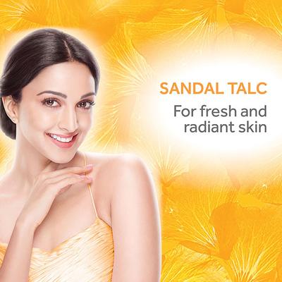 Pond's Sandal Radiance Talcum Powder, Natural Sunscreen 300 gm - Body Sunscreen