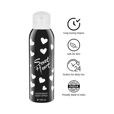 Sweet Heart Black Deodorant Perfumed Bodyspray 100 ml - Deodorants/Roll-Ons