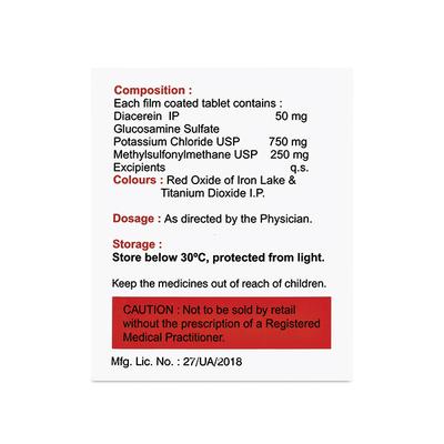 Dycerin GM Tablet 10'S - Arthritis-Oth