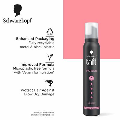 Schwarzkopf Power Hair Mousse 150 ml - Clays & Mousses
