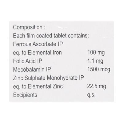 Ferikind M Tablet 10'S - Iron Supplement/Anaemia-Vma