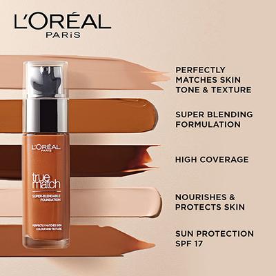 L'Oreal Paris True Match Super Blendable Liquid Foundation Golden Sand 5D5W 30 Gm - Foundation