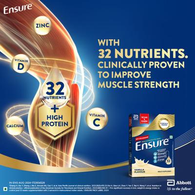 Ensure Powder - Vanilla Flavour 200 gm (Refill Pack) - Daily Health Drinks