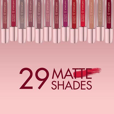Infinia Liquid Lip Color Liquid Lipstick M 05 Long Lasting and Waterproof 5 ml - Liquid Lipsticks