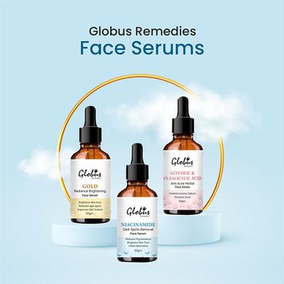 Globus Remedies Niacinamide Anti-Pigmentation Face Serum, Clarifying Serum, 50ml each 2's - Face Serum
