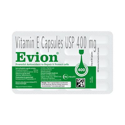 Evion 400 Capsule 20's - Supplements-Vit