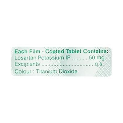 Lostat 50mg Tablet 15'S - Hypertension-Ang