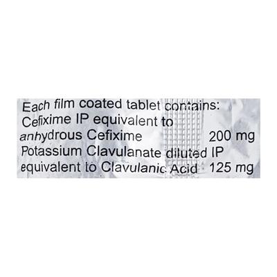 Kefclav 200mg Tablet 4'S - Bacterial Infections-Cep