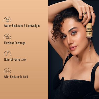 Swiss Beauty Airbrush Finish Lightweight Foundation Shade- Caramel Beige 30 gm - Foundation
