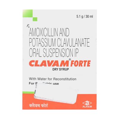 Clavam Forte Dry Syrup 30ml - Bacterial Infections-Pen