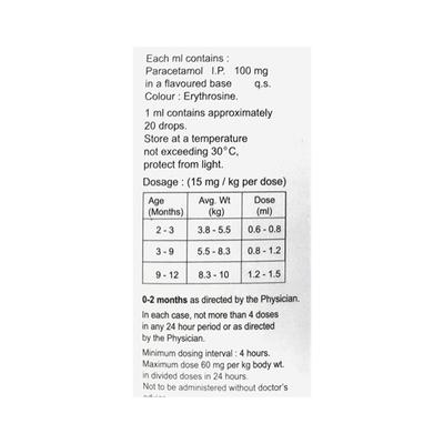 PARS PAEDIATRIC Oral Drops 15ml - Fever-Ana