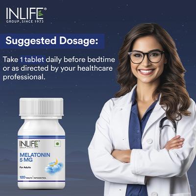 INLIFE Melatonin 3 mg Adults Tablet 120's - Mental Health