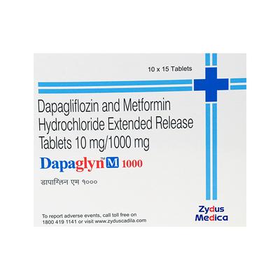 DAPAGLYN M 1000 Tablet 15's - Diabetes-Ant