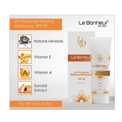 Le Bonheur Le UV Protector Mineral-Whitening SPF-20 Cream 50 ml - Night Cream