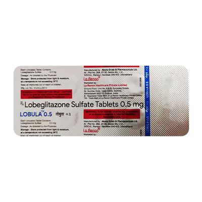 LOBULA 0.5 Tablet 10's - Diabetes-Ant