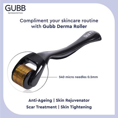 Gubb Derma Roller 540 Needles 0.5mm - Golden 1's - Derma Rollers