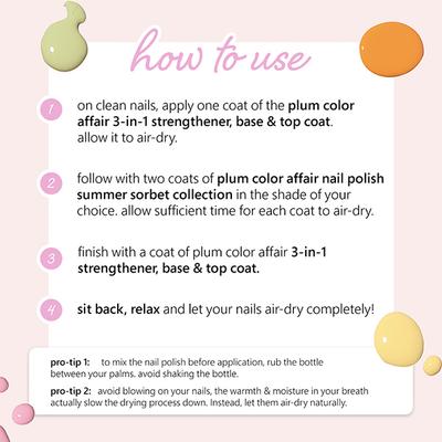 Plum Color Affair Nail Polish Summer Sorbet Collection - Black Currant - 159 11 ml - Nail Polish