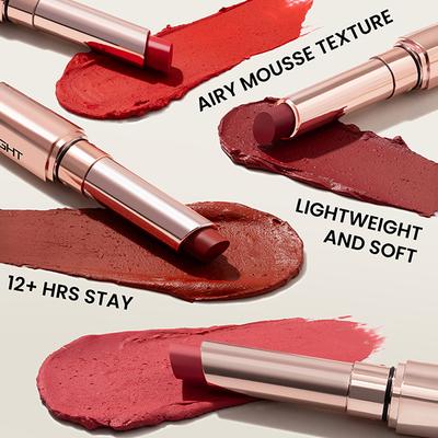 Insight Cosmetics Mousse Lipstick - Red Velvet 2.5 gm - Lipsticks